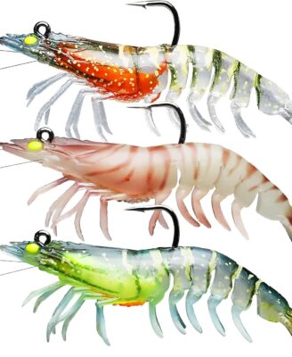 TRUSCEND Easy Catch Pre-Rigged Soft Fishing Lures, Super Durable TPE Swimbaits for More Bite, Well-Made Premium Fishing Gifts for Bass Crappie Trout Walleye, Saltwater Freshwater Baits Keep Separately